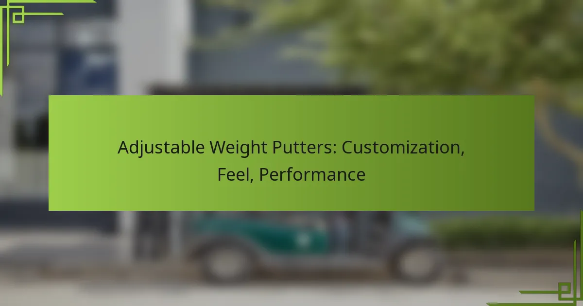 Adjustable Weight Putters: Customization, Feel, Performance