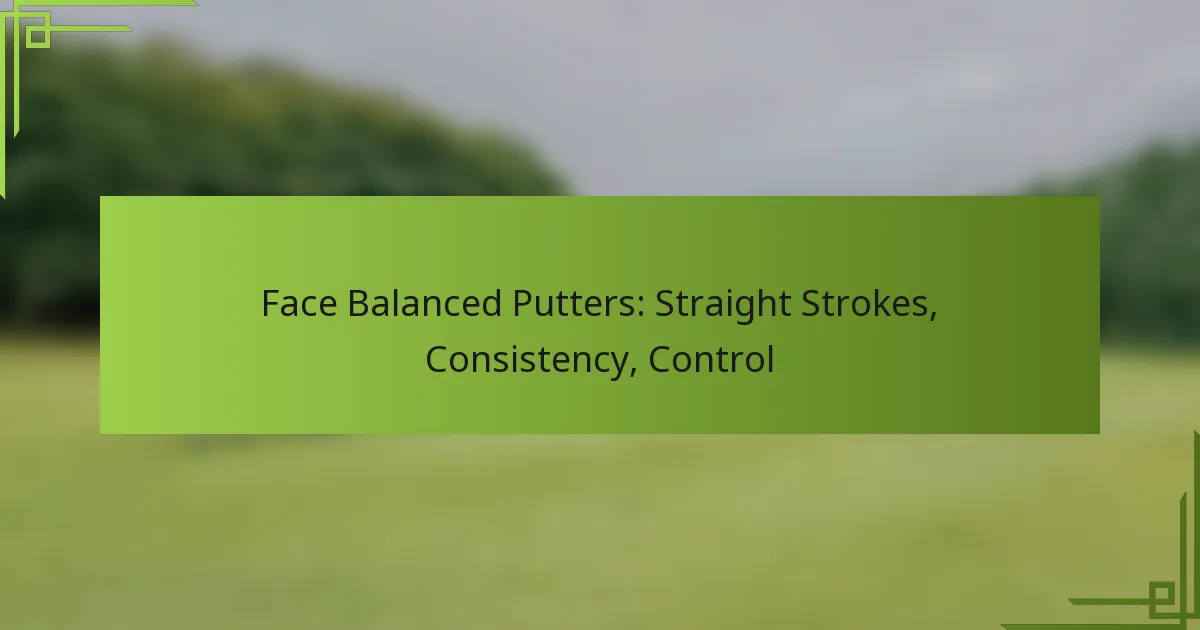 Face Balanced Putters: Straight Strokes, Consistency, Control